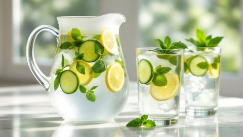 verfrissende detoxdranken zomer
